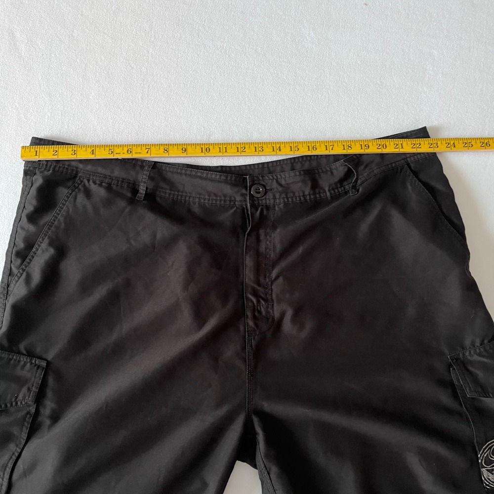 Hawaiian Island Creations HIC Mens Black Cargo Board Shorts Size 44 Surf Summer - Picture 6 of 10